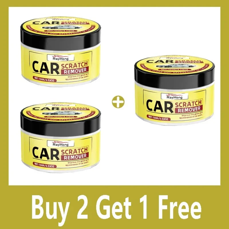 100g NanoTech Scratch Remover Wax - 3Min Repair/Color-Adaptive, No Tools & HydroShield UV Protection CM World