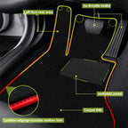 Car Floor Mats Carpet Rugs Compatible With BMW For X3(F25)(F25)2012-2017 Anti-slip Stylish Odorless Flame retardant Waterproof