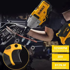 Dewalt DCF892 High Torque Brushless Impact Wrench Wireless Electric Tool 20V Battery Cordless Power for Home Improvement CM World