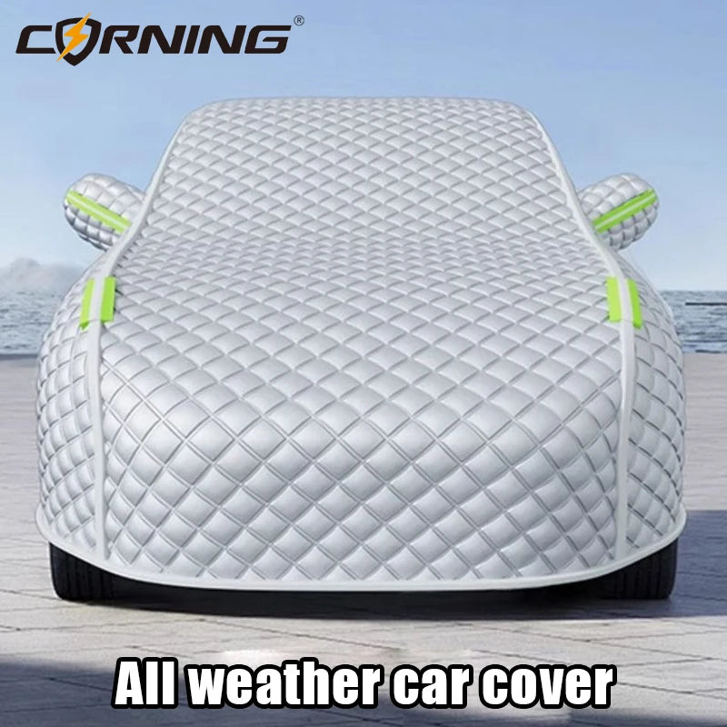 Car Exterior Protection Covers Full-Wrapped Car Cover Outdor Snowproof Anti-hail Cover Dustproof Shield Universal for Suv Sedan