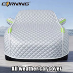 Car Exterior Protection Covers Full-Wrapped Car Cover Outdor Snowproof Anti-hail Cover Dustproof Shield Universal for Suv Sedan