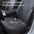 Car Seat Mats For Tesla Model Y Juniper 2025 Breathable All Season Back Seat Pad Protector Covers Nappaleather Cushion Accessori CM World