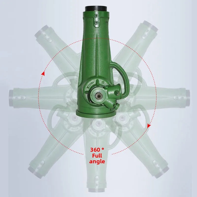 16 Ton Vertical Screw Jack - Hand-Cranked Mechanical Gear Jack for Bridge Lifting CM World