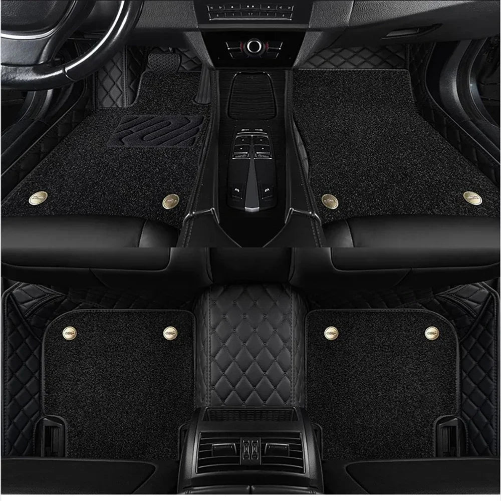5D Custom Car Floor Mats For Mercedes Benz S-CLASS W221 W222 W223 Z223 V223 Auto Carpets Double Layer Foot Coche Floor Blanket