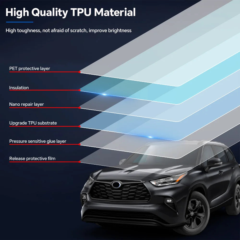 For BYD Ute Shark Base 2024-2025 9Mil TPU Paint Protection Film Car Body Sticker Anti-scratch Protective PPF Car Accessories Car Mobile World