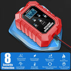 6V/12V 1.5A Smart Battery Charger for Car Motorcycle Lead-Acid Repair