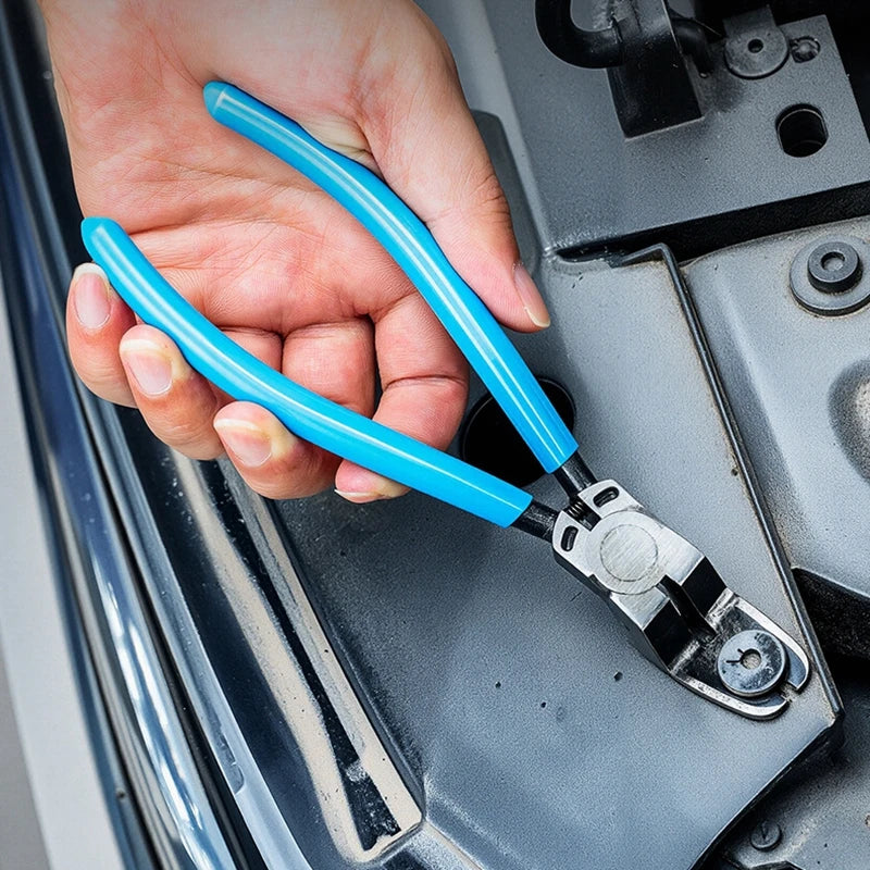 Multifunctional Car Clip Pliers Diagonal Pliers Car Rivet Tightening Pliers Wire Stripping Plier Staple Screwdriver Removal Tool CM World