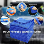 5/100PCS Microfiber Towels Car Wash Drying Cloth Towel Household Cleaning Cloths Auto Detailing Polishing Cloth Home Clean Tools CM World