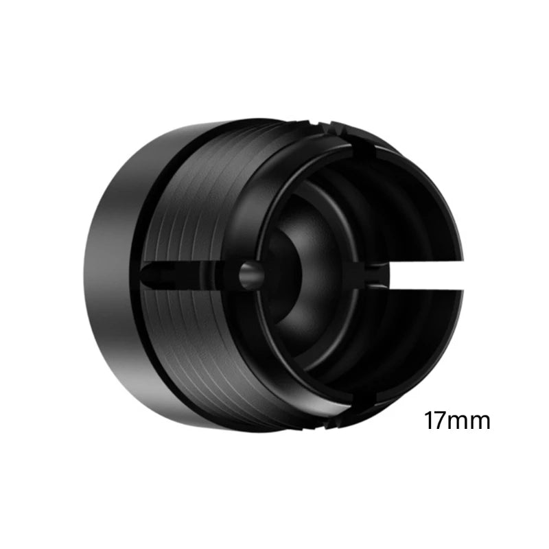 Aluminum mixture 17mm Threaded Nut And ABS Thread Base For Rotating Vehicle Phone Mounts Holder And Charging Stands