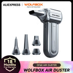 WOLFBOX DF60 Powerful Fan Duster Wireless Air Blower Air Duster 110000RPM 3-Speed Adjustable Portable Fan for Car/Home/Outdoor CM World