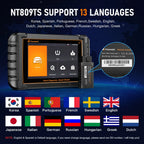 TPMS Programming Relearn Bidirectional OBD2 Scanner FOXWELL NT809TS Full System 30 Plus Resets Auto Car Diagnostic Code Reader Car Mobile World