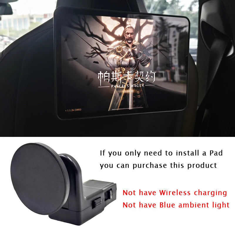 For BMW X7 X6 X5 X3 I5 I7 IX 2023 2024 2025 Car Wireless Charger Seat Pad Phone Magnetic LED Holder Stand Trim Accessories CM World