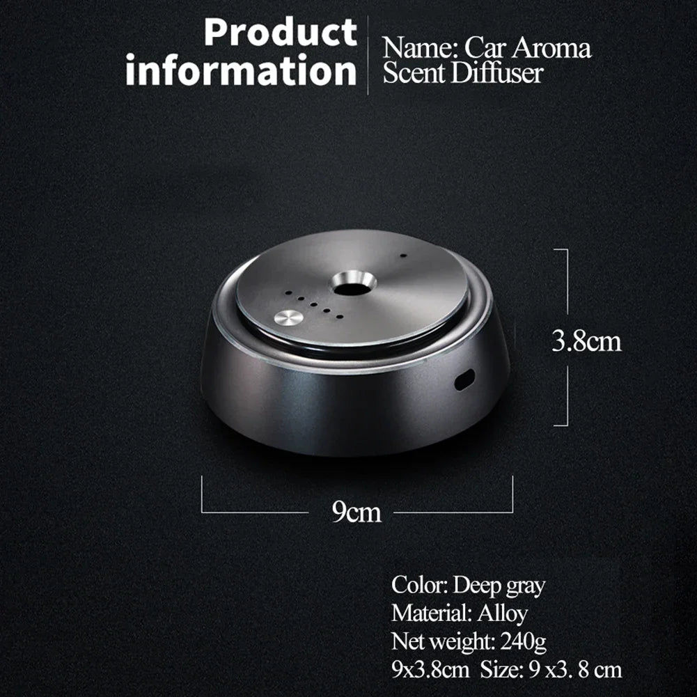 Intelligent Car Scents Aromas Machine Fragrance Diffusers Freshener Elegantly Designed Mini Perfume Machine Multiple Gears