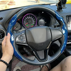 2PCS Universal Car Steering Wheel Booster Leathert Cover Non-Slip Auto Interior Steer Protector interior Decoration Accessories CM World