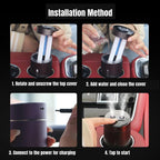 Dual Spray Car Air Humidifier Purifier Aluminium Alloy Essential Oil Diffuser 380ml Air Freshener for Auto Home Accessories CM World
