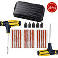 New Car Tire Repair Tool Kit Studding Tool Auto Bike Puncture Plug Garage Needle Nose Pliers Vacuum Film Nail EVA Storage Case CM World