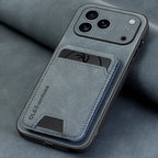 Two-Piece Set（Phone case and card holder）Luxury Synthetic Leather Card Holder Phone Case，Applicable iPhone 17 16 E 15 13 14 Pro