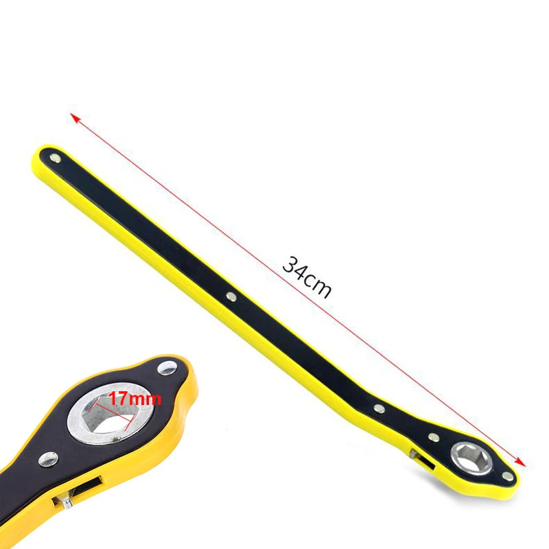 Car Labor-saving Jack Ratchet Wrench Scissor Jack Garage Tire Wheel Lug Wrench Handle Labor-saving Wrench Car Repair Tool CM World