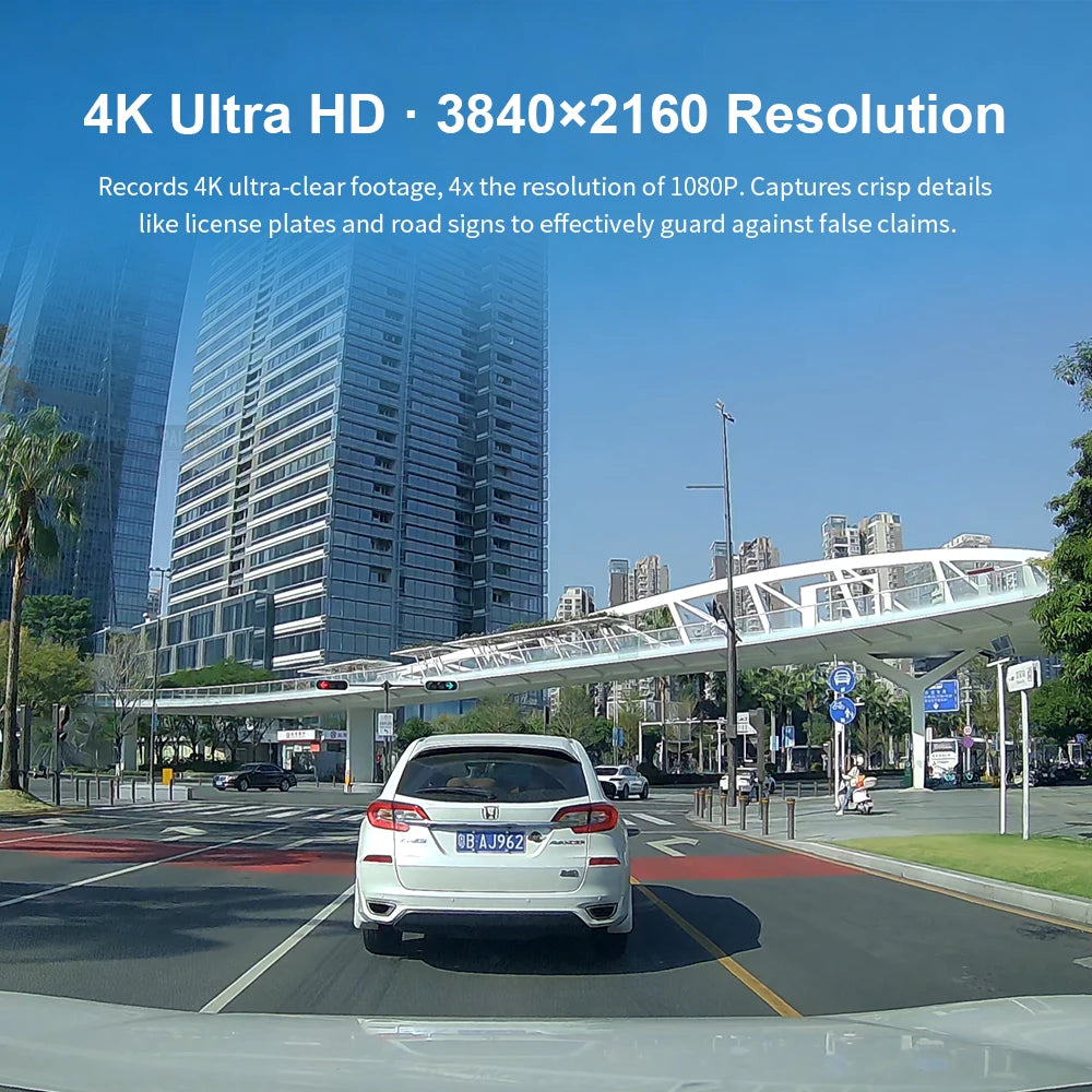 4K Dash cam Front and Rear KAWA D9,Voice Control Car DVR,WiFi6 Video Recorder,GPS Car Camera, Dashcam for AUTO,Dashcamera Car Mobile World