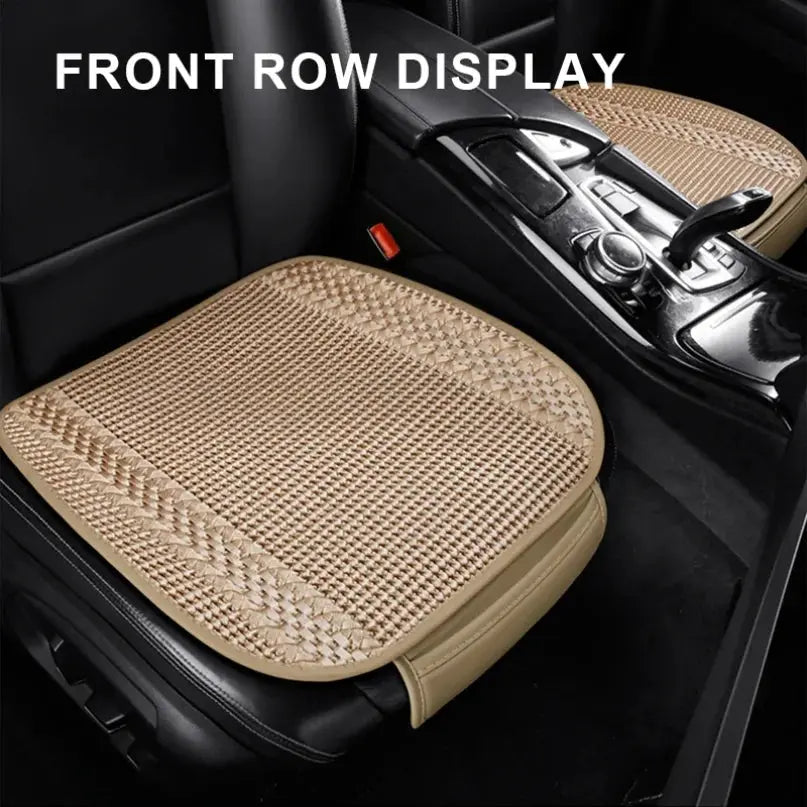 Universal Summer Cool Car Seat Cover Cushion Anti-slip Front Rear Chair Seat Breathable Pad Protector Car Seat Covers Car Mobile World