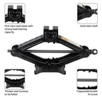 2.5T 1.5T car jacks 2 in 1 Manual Lift Jack Car Repair Tool Lifting Tool with Labor-saving Ratchet Wrench Foldable Jack for Car CM World