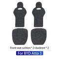 Breathable Linen For BYD Atto 3 Yuan Plus Tang Han Dolphin EV 2021 2022 2023 2024 Car Seat Cushion Protect Mat High Accessories