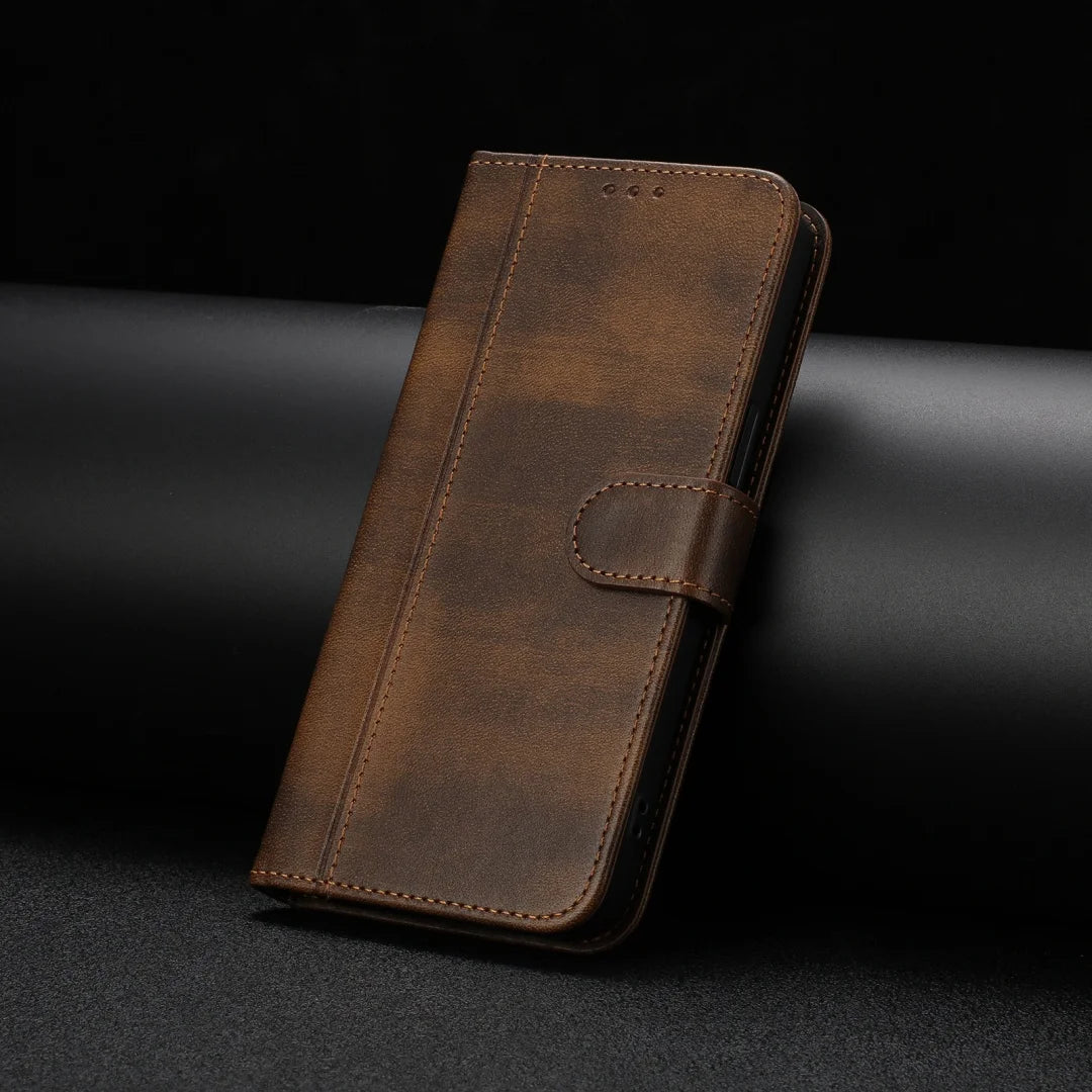 Leather Magnetic Flip Wallet Case For Redmi Note 15 Pro Plus 15 Pro 15 14 Pro Plus 14 Pro 14s 14 Phone Book Case Cover Car Mobile World