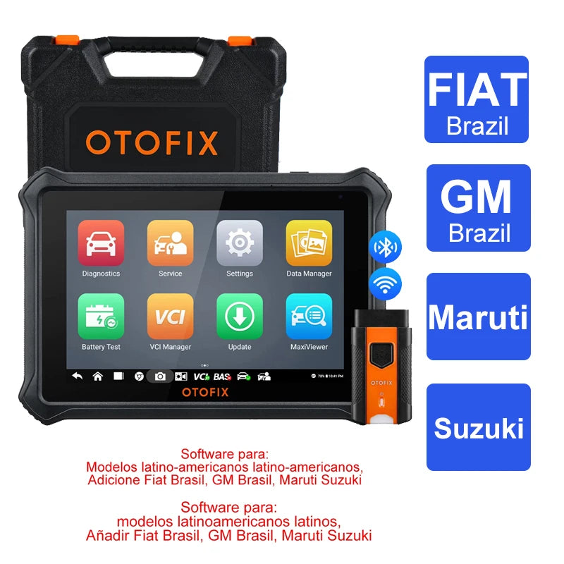OTOFIX D1 LITE OBD2 Scanner Car Diagnostic Tool Bluetooth Wireless Bi-Directional Control OBD Automotive Scan Tool Active Test