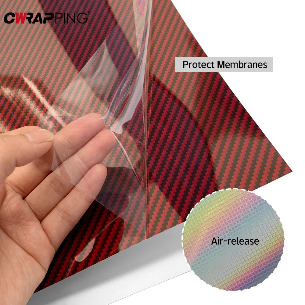 Car Stickers Glossy Red Vinyl Wrap Film Waterproof Vinyl Decorative Self-Adhesive Nti Scratch Film Car Wrap Motorcycle Stickers
