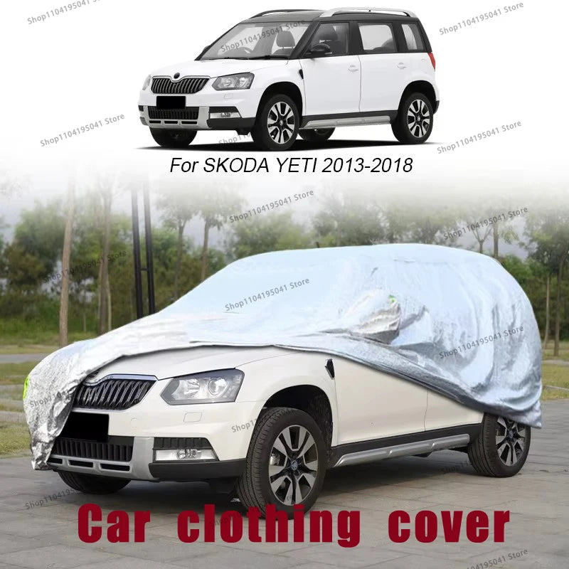 Car Cover For SKODA OCTAVIA,SCALA,KODIAQ,ENYAQ,KAMIQ cover,Anti aging,Auto Dustproof Anti-Rain Snow Waterproof，Car dust cover