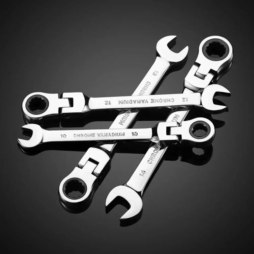 Dual Heads Dual Heads Ratchet Wrench Quick Release 72 Teeth Reversible Ratchet Spanner Ratcheting Combination Wrenches