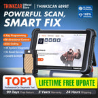THINKCAR THINKSCAN 689BT Key Programming Automotive Diagnostic Tool Bi directional Obd2 Scanner ECU Coding CANFD DOIP 34 Resets Car Mobile World