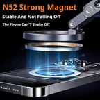 X53 Magnetic Phone Holder Rotating Folding Vacuum Suction Mag Stand For Car Navigation Gym Kitchen Streaming Bracket CM World