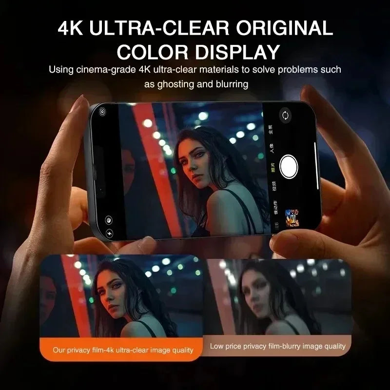 3Pcs Privacy Screen Protector For iPhone 13 14 15 16 17 Pro Max Mini 8 7 Plus Anti-spy Protective Glass For iPhone 17 XR XS Max Car Mobile World