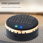 Solar Powered Car Air Purifier Ozone And Negative Ion Eliminate Odors Smoke Formaldehyde For Car Home Office And Travel CM World