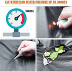 Waterproof Car Covers Compatible with 2015-2024 Ford Mustang with Zipper Door for Rain Snowproof UV Windproof Protection
