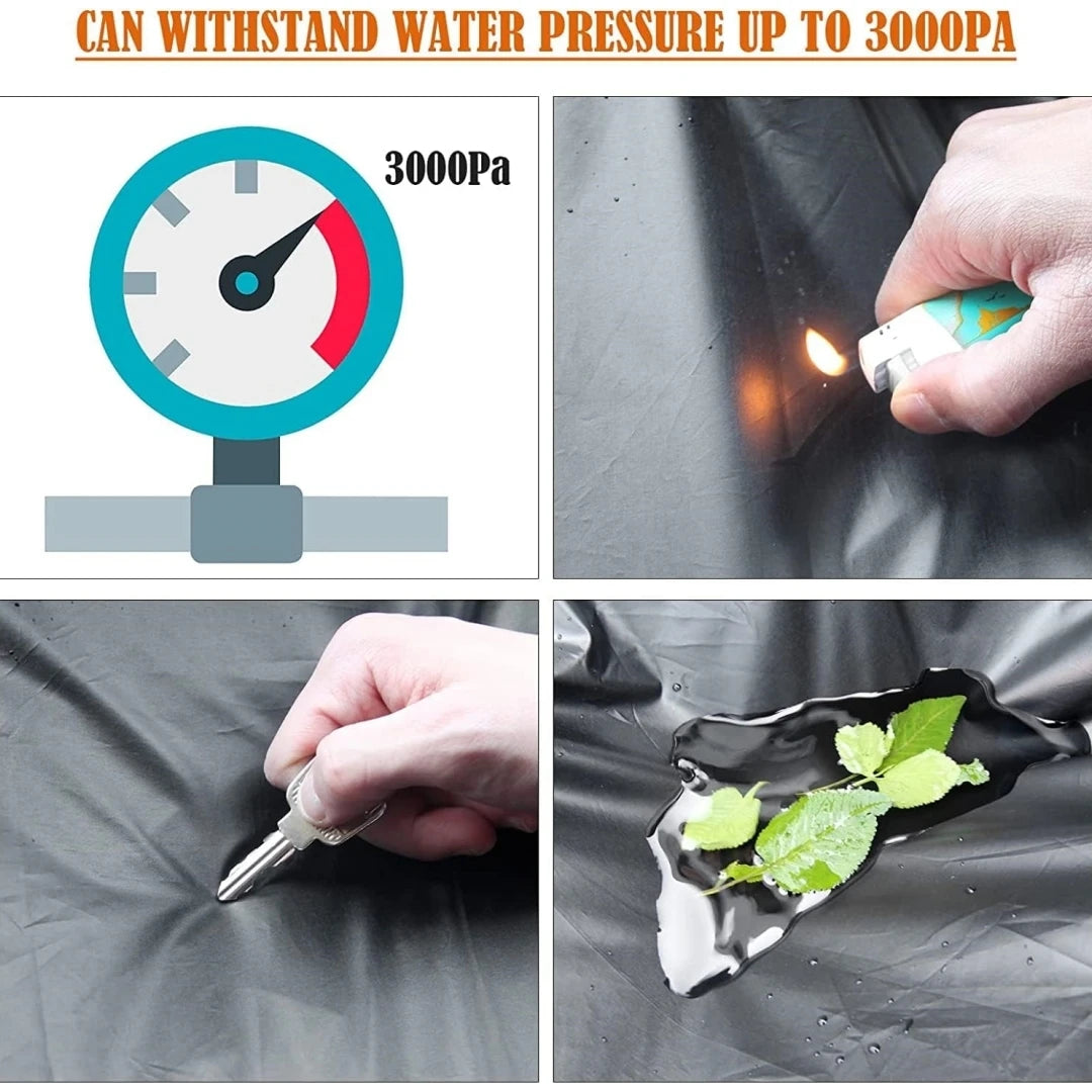 Waterproof Car Covers Compatible with 2015-2024 Ford Mustang with Zipper Door for Rain Snowproof UV Windproof Protection