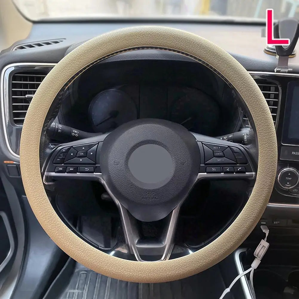 19 Color Car Silicone Steering Wheel Cover For Summer Fashion Sweat Absorbent Non-slip Handle Cover General DIY Parts CM World