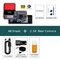 UHD 4K+2.5K 2160P Dual Lens ADAS Dash Cam with WiFi GPS Mini Car DVR 2.5K Rear Camera Video Dashcam Drive Recorder Black Box