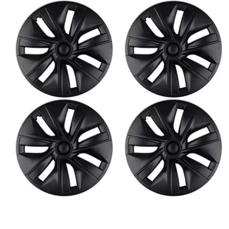 4PCS Full Surround Wheel Hubcaps For Tesla Model Y 2020-2024 Designed for 19"Gemini Wheels Rim Covers NOT Fit 20" Wheels & 2025