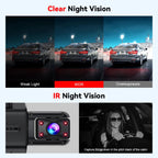  Dashcam for cars 4 Channel Black Box WiFi Driving Camera FHD 1080P Night Vision Loop Recording 24H Parking Mode car accessorie Car Mobile World