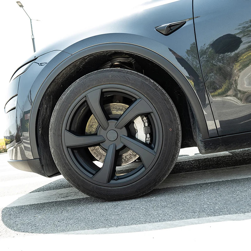 4PCS Hub Cap for Tesla New Model Y Juniper 2025 2026 Car Replacement Wheel Cap 19 Inch Performance Automobile Hubcap Full Cover CM World
