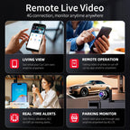 Imagebon M70 11.4" 4G Android 14 8+128G Dashcam 8 Core Wireless CarPlay & Android Auto Split Screen Remote Monitoring Car DVR Car Mobile World