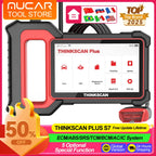Thinkscan Plus S7/S6/S5/S4 Diagnostic Tools Diagnose 7 System 5 Reset Free Lifetime Autotools Car Obd2 Scanner Code Reader Tools CM World