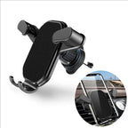 2PCS Car Phone Holder Mount Auto Locking Universal Phone Holder with Hook Clip for Car Air Vent for iPhone Samsung CM World