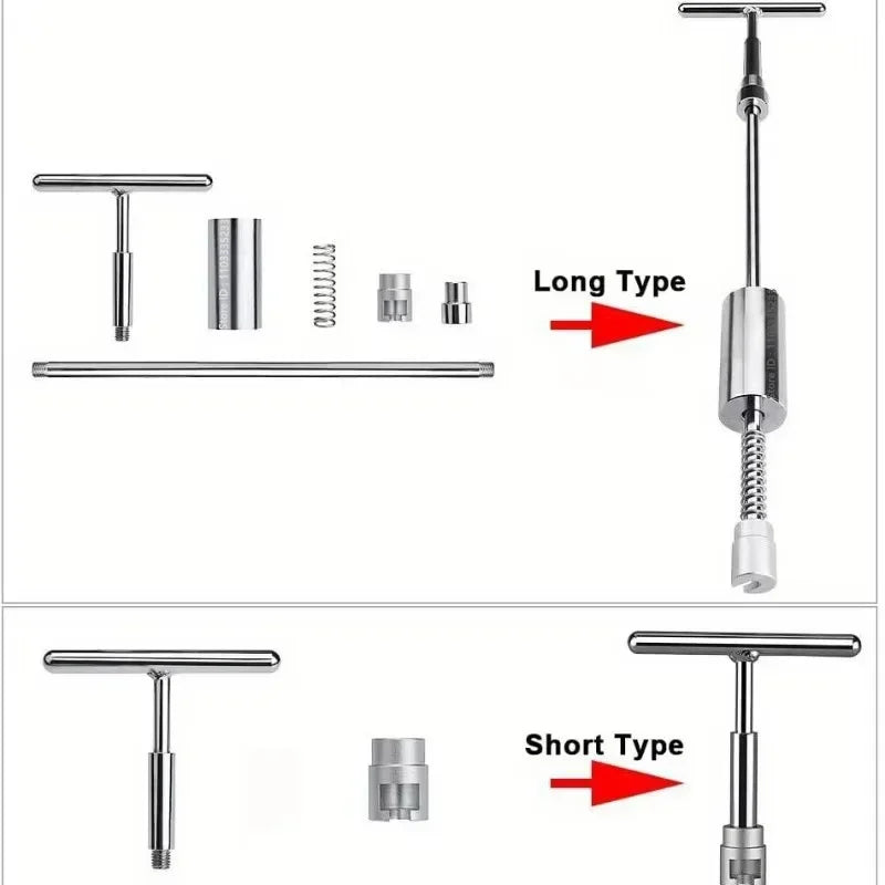 Universal Car Dent Repair Tools Auto Repair Dent Puller Kit Car Removal Tool Slide Hammer Reverse Hammer +18pcs Glue Puller