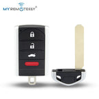 MYREMOTEKEY Smart Remote Car Key Shell Case Fob FCC KR5434760 4 Button for 2013-2015 Acura RDX P/N 72147-TX4-A01 CM World
