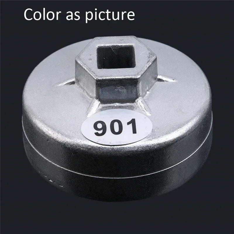 Wrench Auto Tool 1/2 Square Drive 65mm 67mm 74mm 79mm End Cap Oil Filter Wrench Auto Hand Tools Remover Tool Car Accessories Car Mobile World