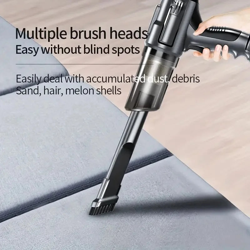 1 wired handheld vacuum cleaner, 12V cigarette lighter power supply, 100W high-power portable car mini vacuum cleaner CM World