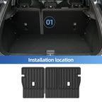 Smabee Right Drive for Volvo EX30 EV RHD 2025 2024 Car Floor Mats Cargo Liner Trunk Pad TPE 3D Foot Mat Waterproof Accessories